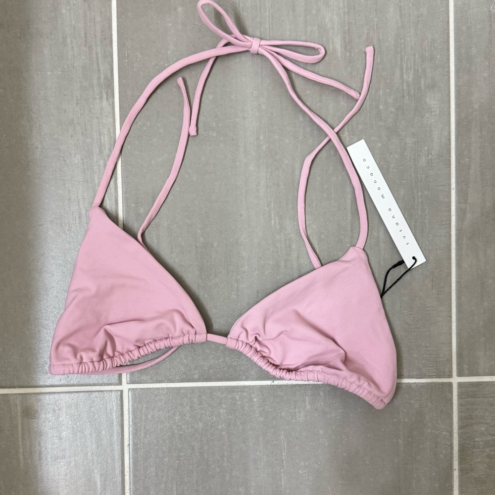 Susana Monaco string Bikini top Cotton candy - Picture 2 of 3